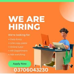 online jobs/full time/part time/simple typing jobs for boys and girls