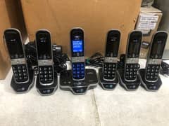 BT Color Handset 6 set PTCL cordless phone Intercom