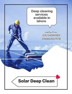 solar panel deep cleaning