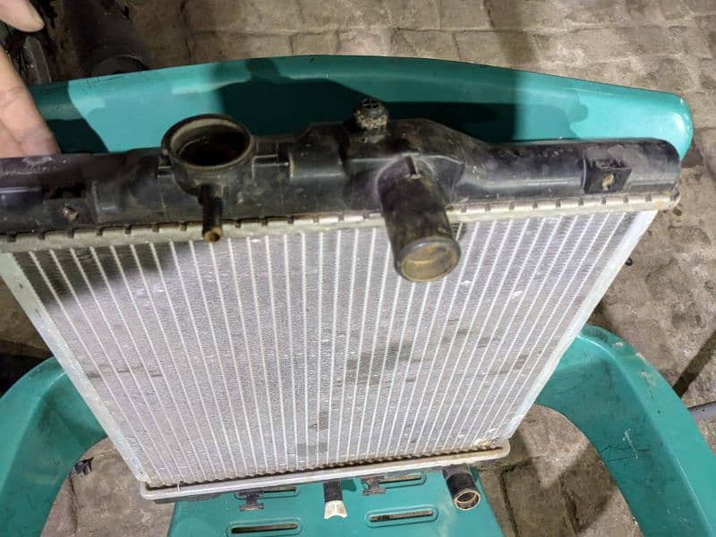 Honda civic 1995 Radiator and Condenser (Original, Genuine) 2