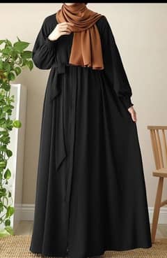 Turkish Belt Zipper Abaya