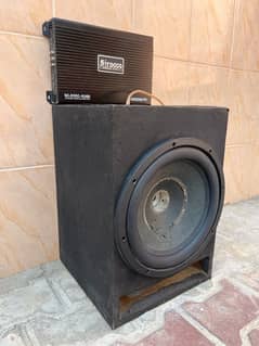 Sirocco 4000watt amplifier and woofer