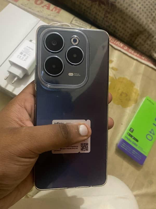 infinix hot 40 just box open 8gb ram 256 memory 3