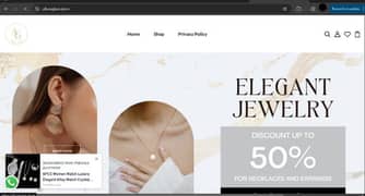 E-commerce Jewellery Store for sale