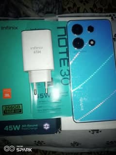 infinix note 30 8GB RAM 256 ROM