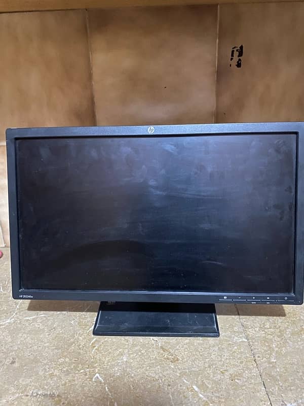 1080p 60hz HP All black monitor 1