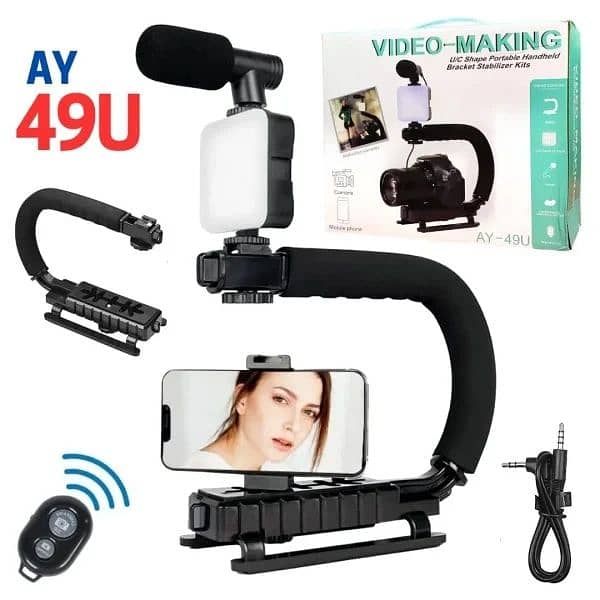 Ay-49u Video Making Camera & Phone Stabilizer Kit 0