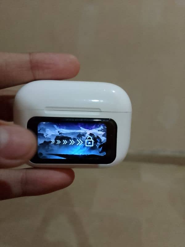 A9 pro airpod with lcd-touch screen airpod-anc/enc wireless earbuds 18