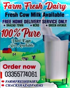 cow pure milk available at your door step