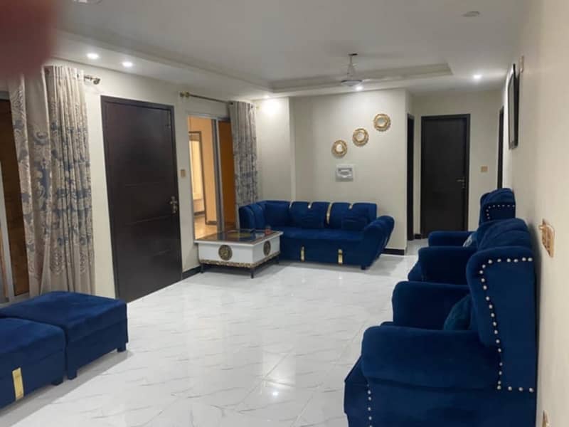 Bahria Enclave Sector H 2 Bedroom TV Lounge Kitchen Apartment Available For Rent Full Furnished Apartment 12