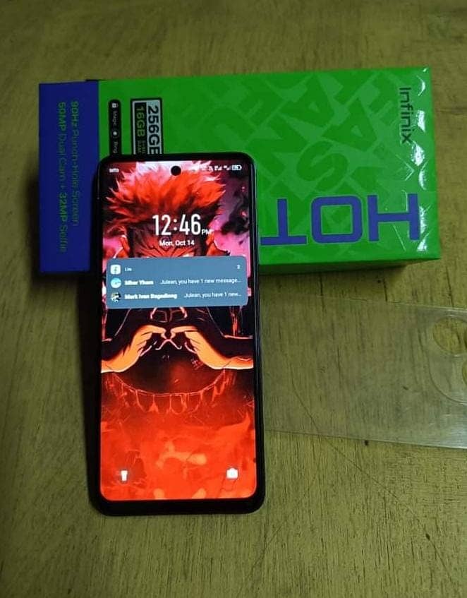 infinix hot 40 i 8+8GB 256 GB all okay full box 3