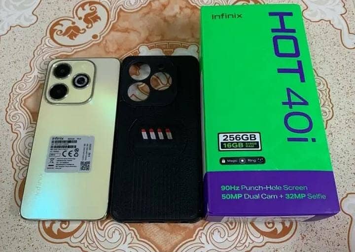 infinix hot 40 i 8+8GB 256 GB all okay full box 5