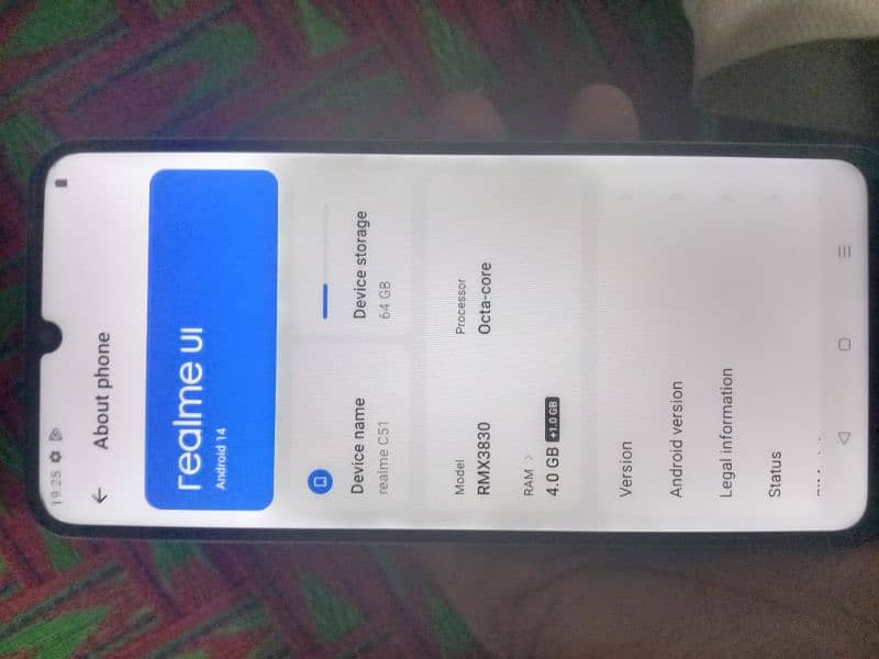 Realme c51 4/64 condition 10/10 5