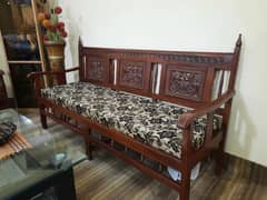 5 seater wooden sofa set for sale