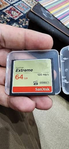 Sandisk. 64GB. Memory Card. Compact Flash. Extreme. SDCFXS