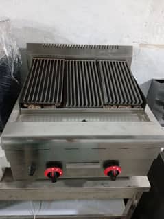 charcoal grill/ grill steamer/ hot plate grill for sale fast food pizz