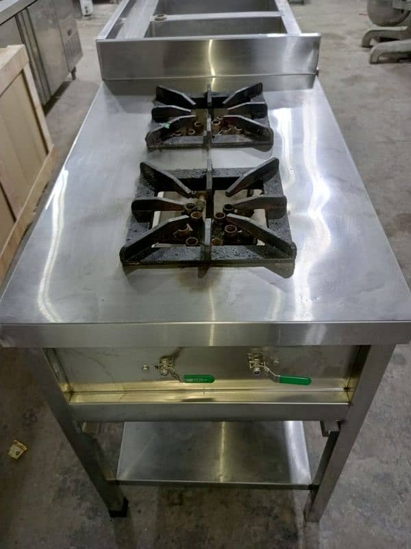 oil filter action machine/ washing sink/ 2 burner stove cholha fast fo 2