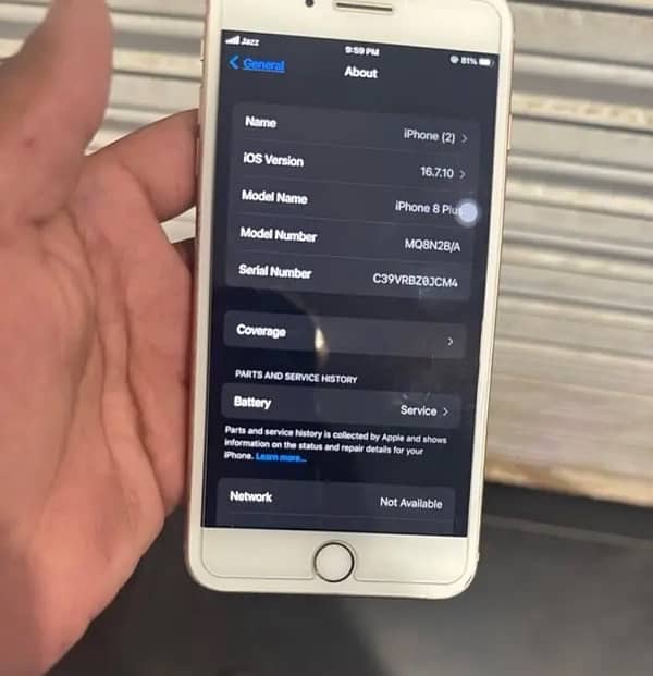 IPHONE 8 PLUS PTA APPROVED 64 GB O3O65785962 10