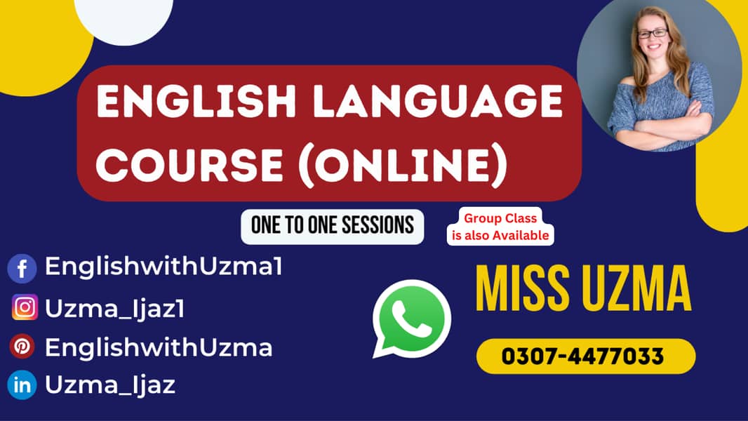 Spoken English Classes/Speaking English Partner Available Online 1