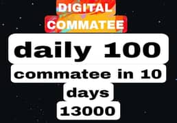 cammatee daily 100 only and earn 13000 after 3 month