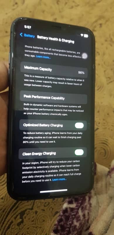 I phone 11 non pta jv 256 gb ram battery health 97 water pack 6