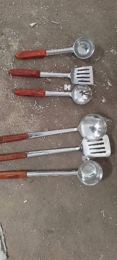 Steel spoons