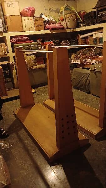 Wooden Clothing Stand. 3