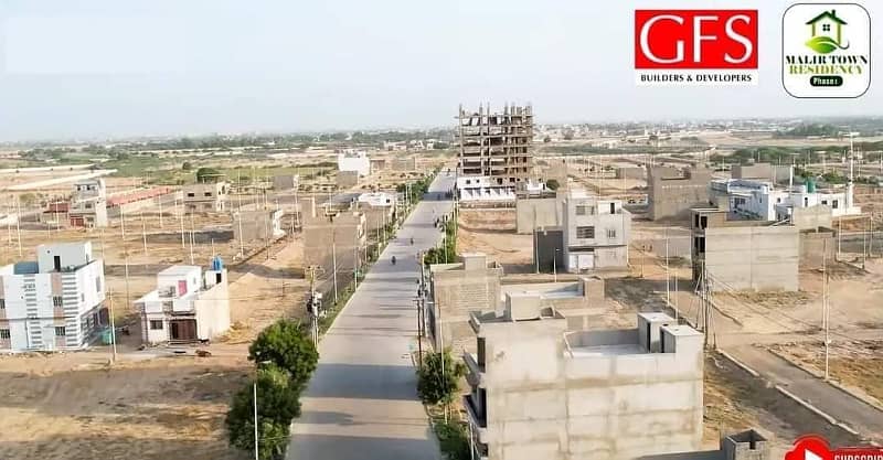 Malir Town Residency phase 1 80 sq yards plot for sale 4