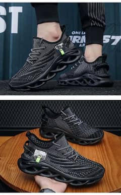 Men's Breathable Spring Shoe's (Black)- ships from overseas