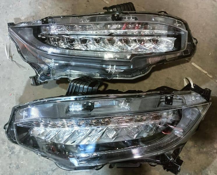 Honda Civic 2017 To 2021 model LED Janion Headlights Available 1