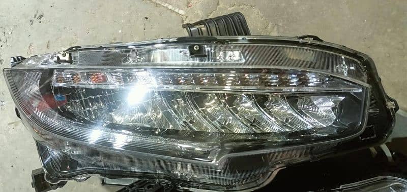 Honda Civic 2017 To 2021 model LED Janion Headlights Available 3