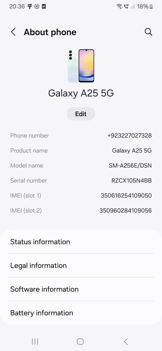 Samsung galaxy a25 5g for sale with zero condition 4