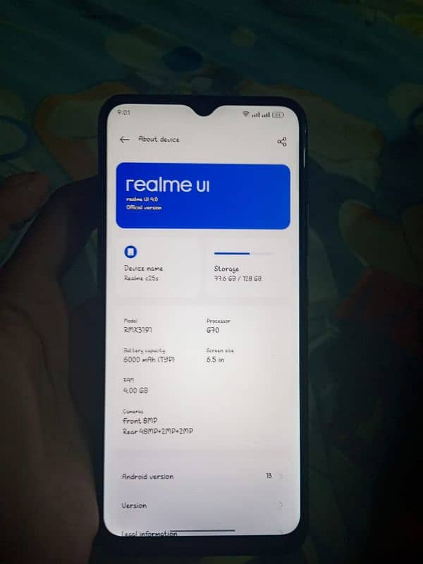 REALME c25s best condition full original with box 7