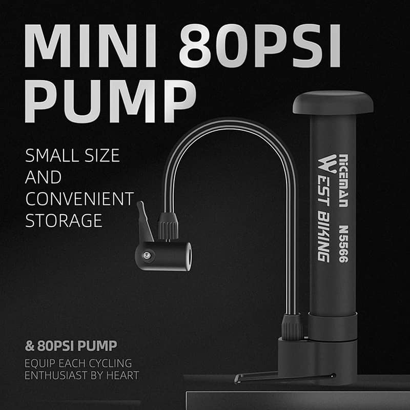 WEST BIKING Bicycle Floor Pump 0