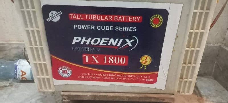 Phonix Tubler Battery 1800 1