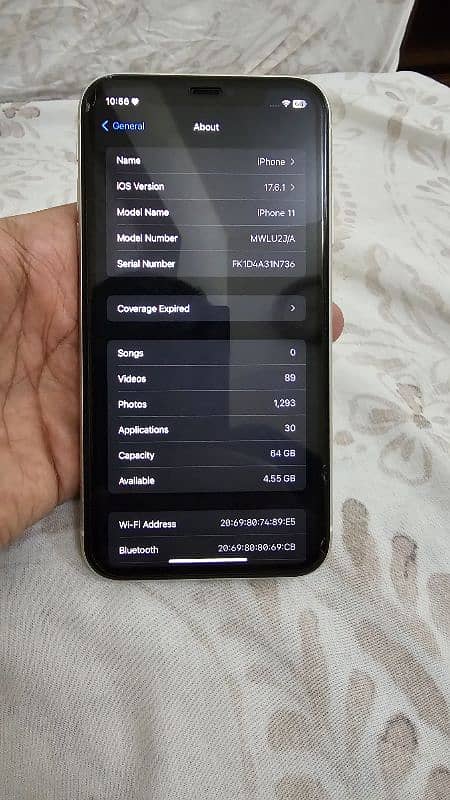 iphone 11 64gb 86 health FU non pta 5