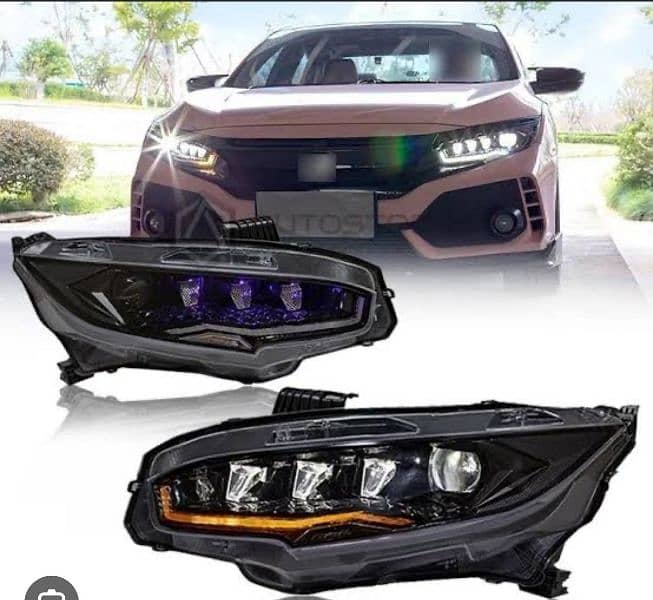 Sports Headlights Backlights Available All Pakistan and japanese model 5