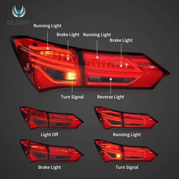 Sports Headlights Backlights Available All Pakistan and japanese model 6