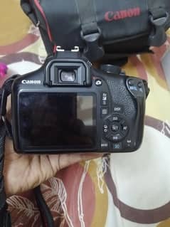 Canon 1300D with 2 lens 18-55mm and 75-300mm