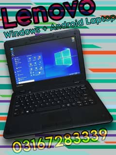 Dual Boot Lenovo Laptop with Genuine Charger