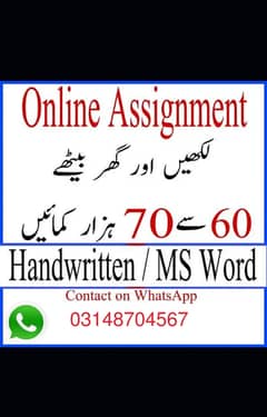 Assignment work / Ms Word 0