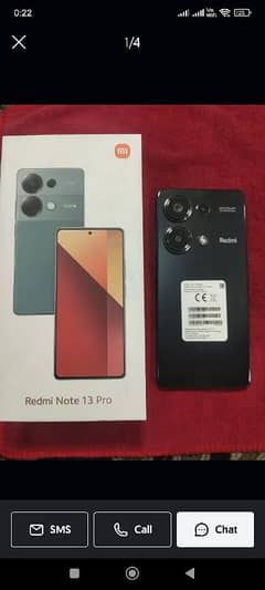 Xiaomi note 13 pro 8+4gb ram 256gb 03475330386