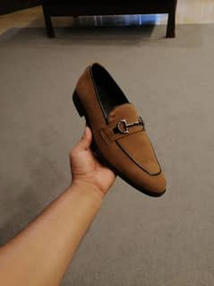 Artimaes - Men's formal/dress suede loafers/shoes