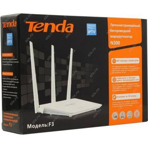 Tenda F3 Reuter New Box pack 1