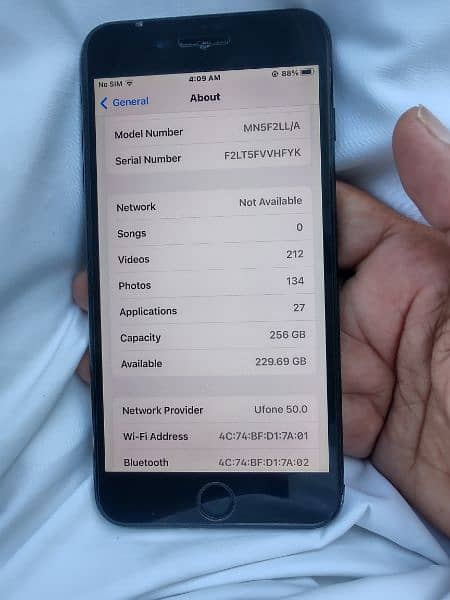 iphone 7 plus 256gb PTA 1