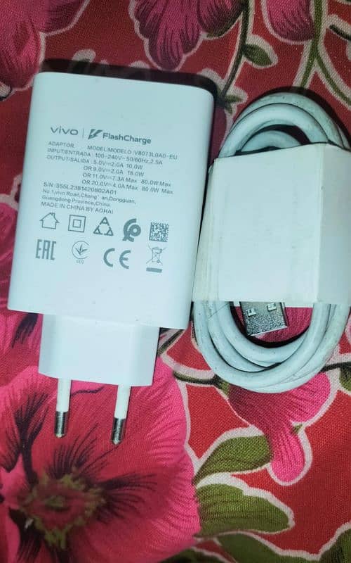 Vivo 80 wat charger original box wala 03129572280 1