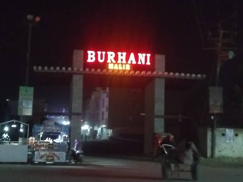 Excellent 3 side Corner West Open Plot in Burhani Society 9