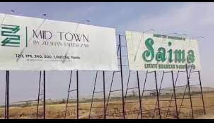 Get your Hands on Residential Plots in Mid Town (Saima Builders) 1