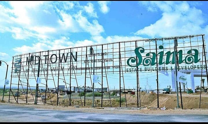 Get your Hands on Residential Plots in Mid Town (Saima Builders) 9