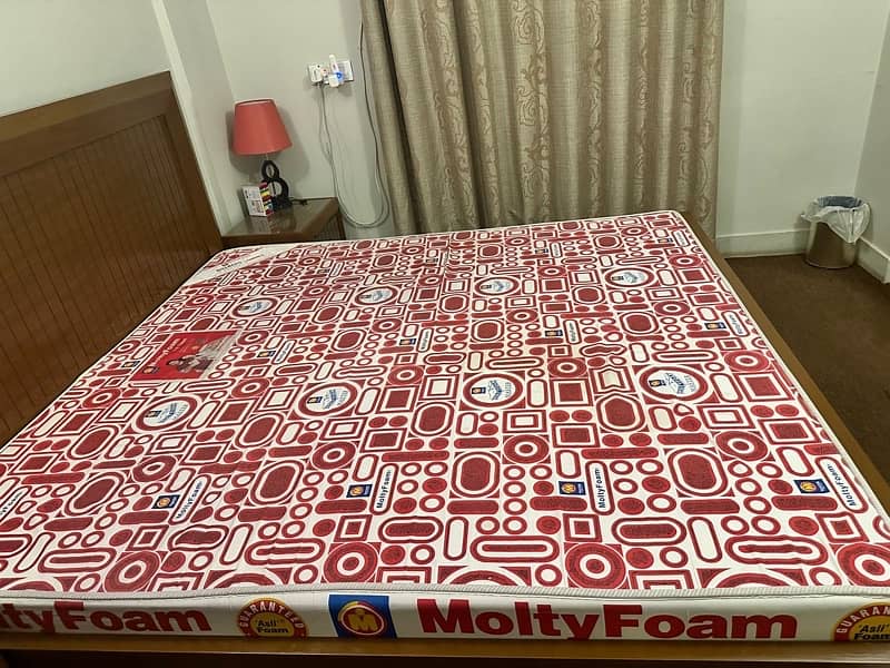 king size bedset with mattress molty foam 8